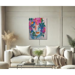 Este cuadro captura la esencia de la naturaleza y la expresión humana en perfecta armonía. medida de 40 x 50